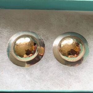 Birks 10k Gold & Sterling Silver Earrings